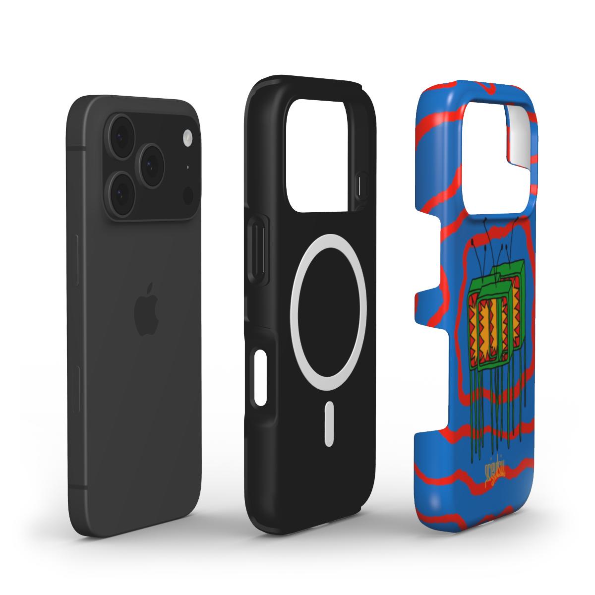 DON'T TOUCH MY TV - MagSafe Tough Phone Case