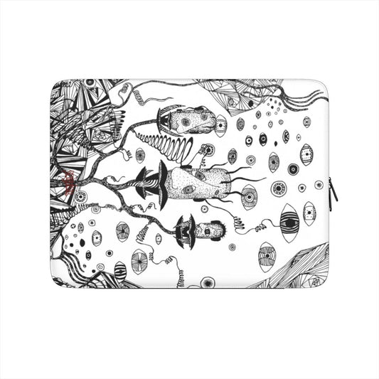 LOST HEADS - Premium Laptop Sleeve black & white