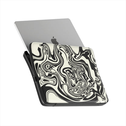 HYPNOSIS - Premium Laptop Sleeve black & white