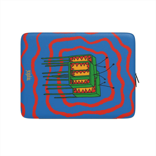 DON'T TOUCH MY TV - Premium Laptop Sleeve