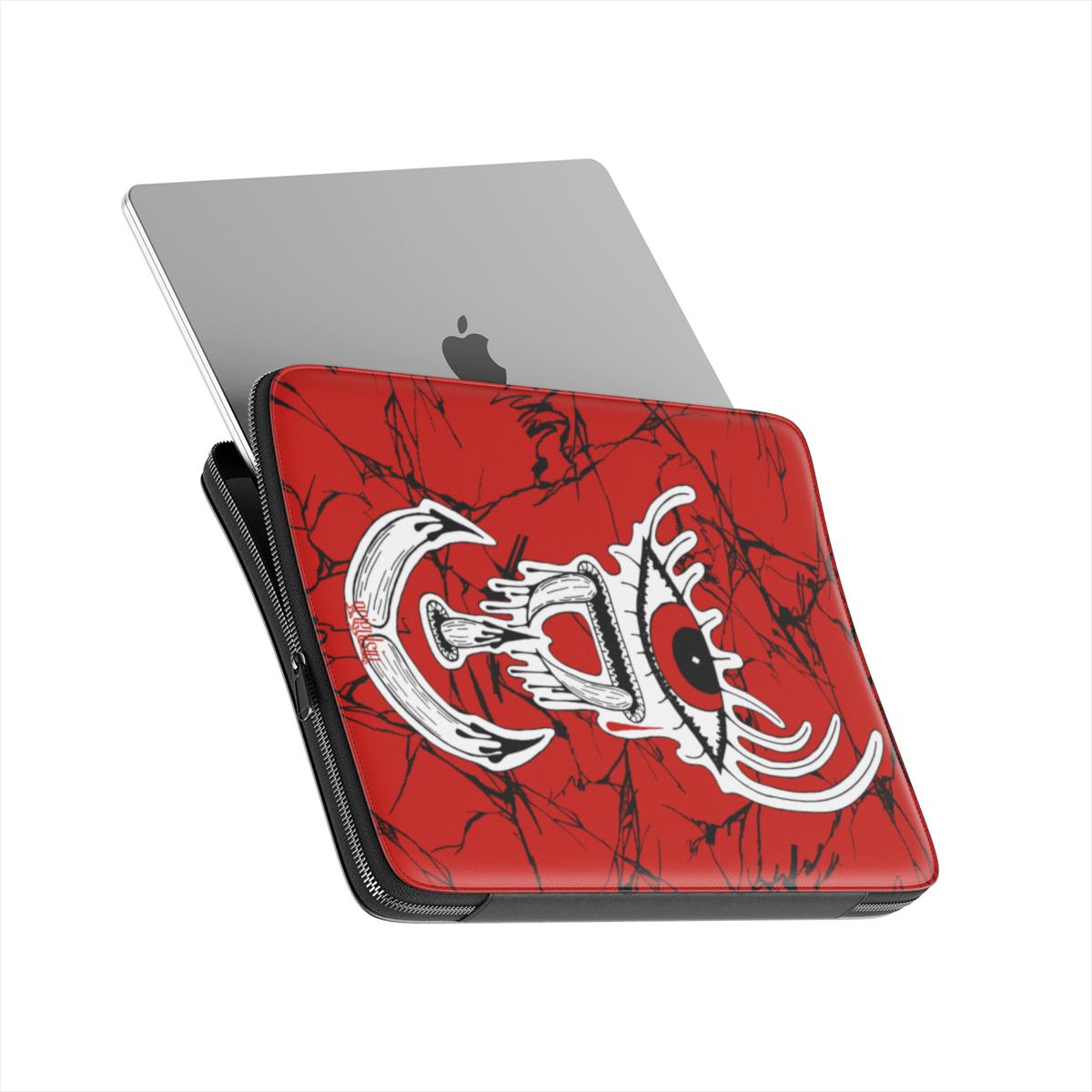 CRYING IN RED - Premium Laptop Sleeve