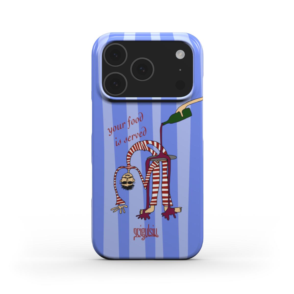 YOUR FOOD IS SERVED - Snap Phone Case