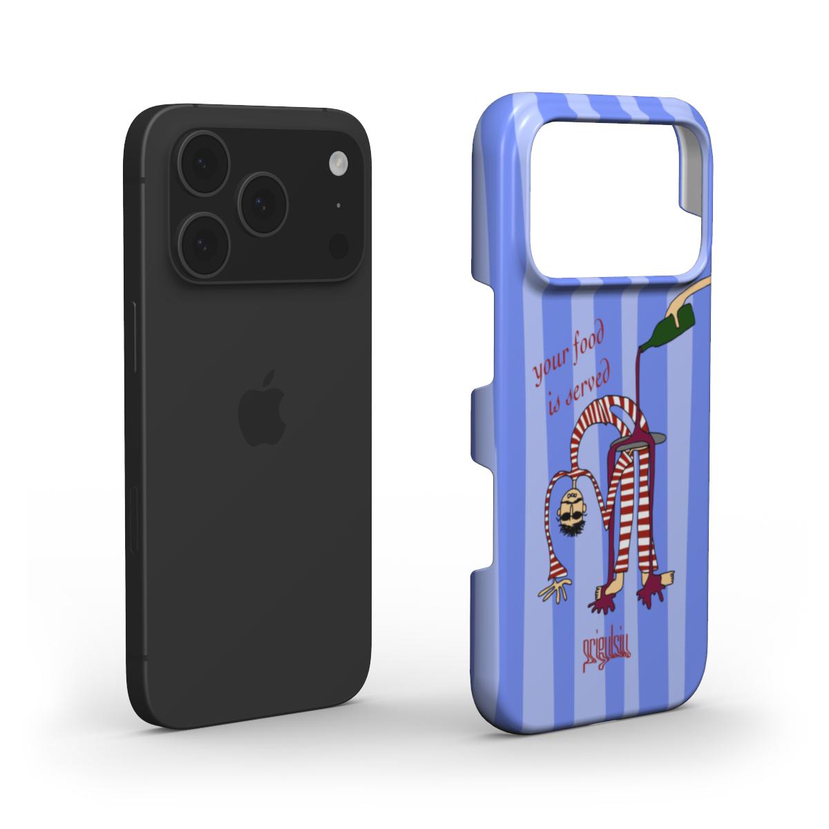 YOUR FOOD IS SERVED - Snap Phone Case