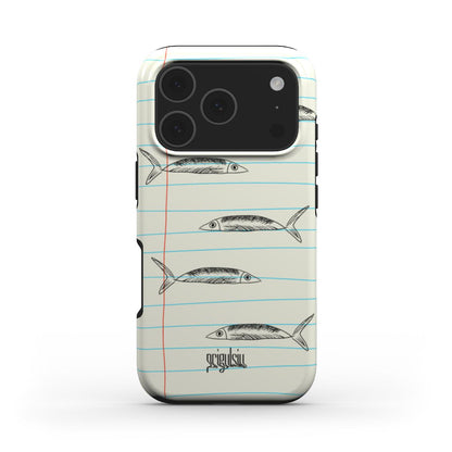 TAKE NOTES, SARDINE - Tough Phone Case