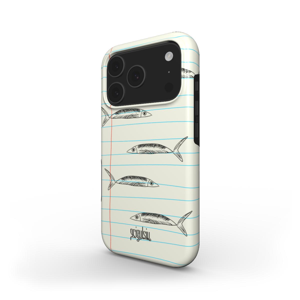 TAKE NOTES, SARDINE - Tough Phone Case