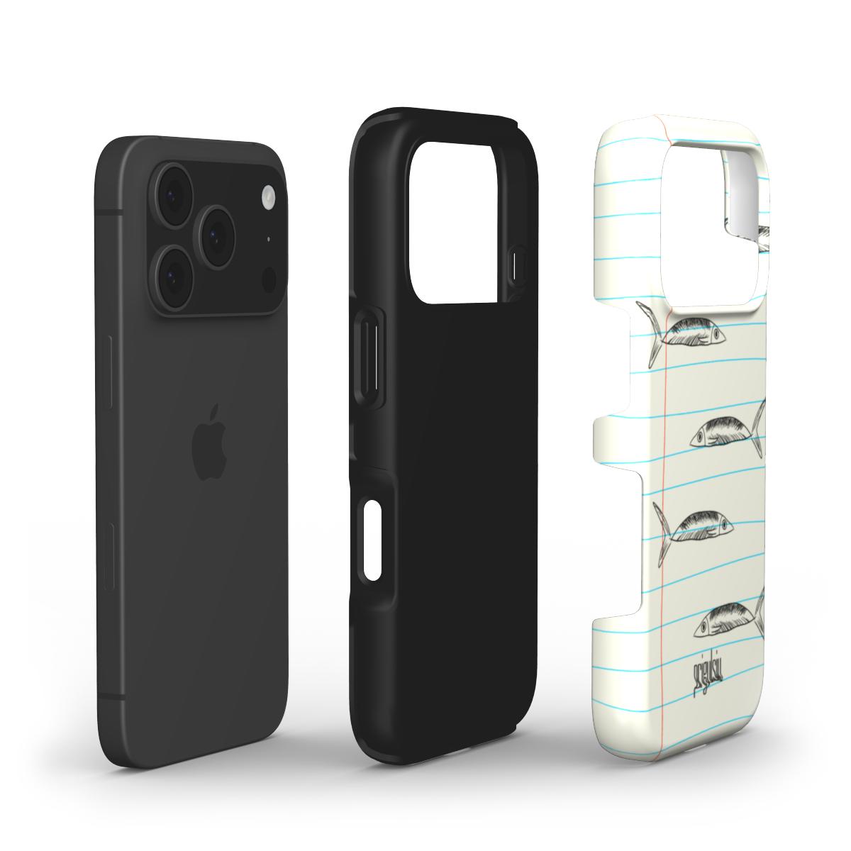 TAKE NOTES, SARDINE - Tough Phone Case