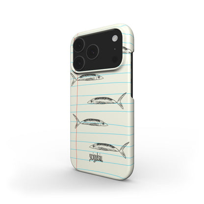 TAKE NOTES, SARDINE - Snap Phone Case
