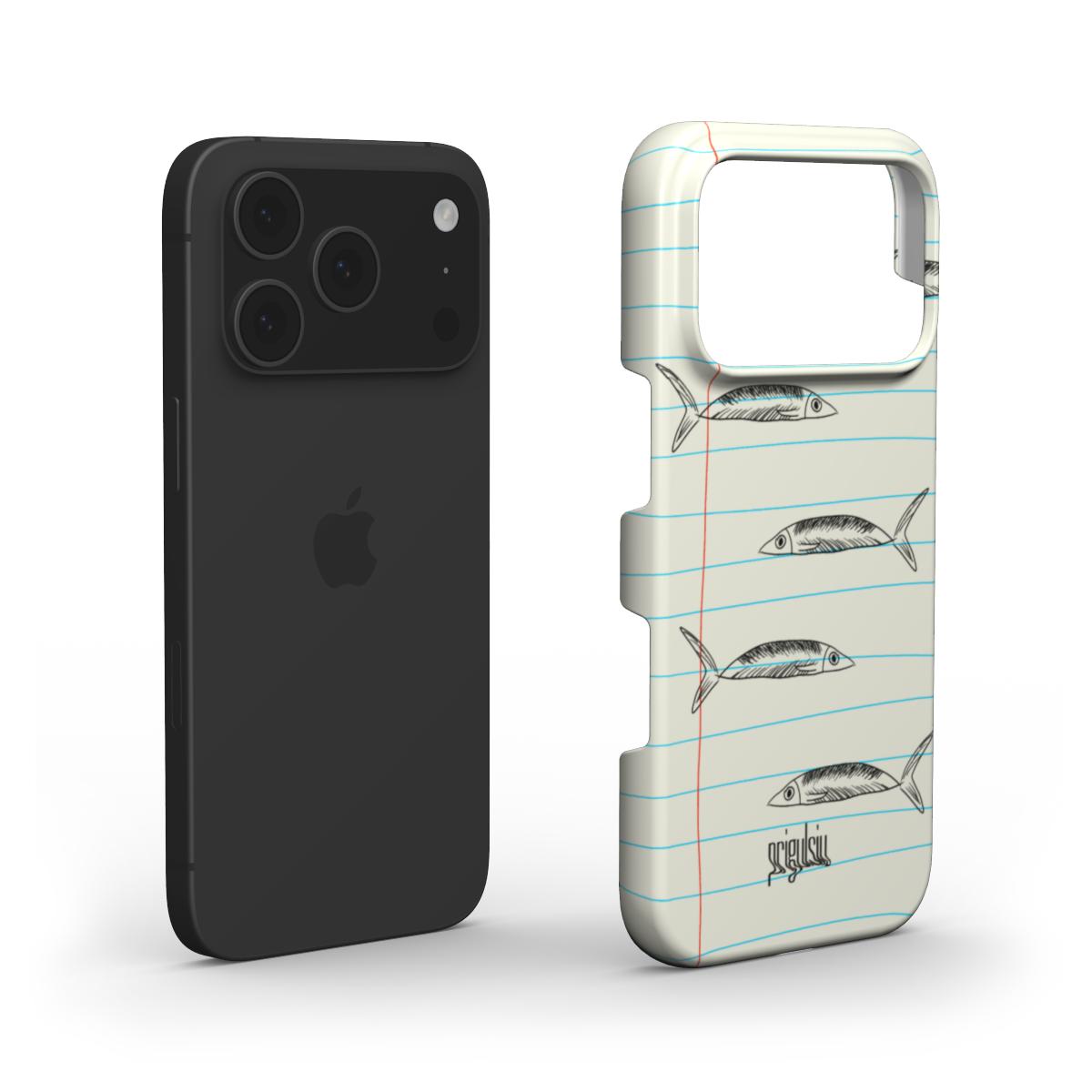 TAKE NOTES, SARDINE - Snap Phone Case