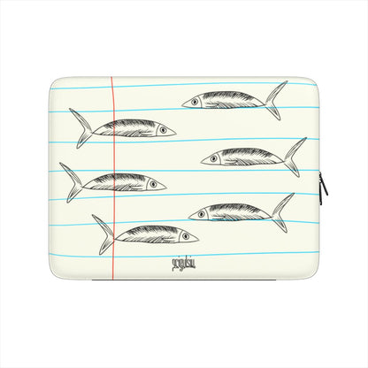 TAKE NOTES, SARDINE - Premium Laptop Sleeve