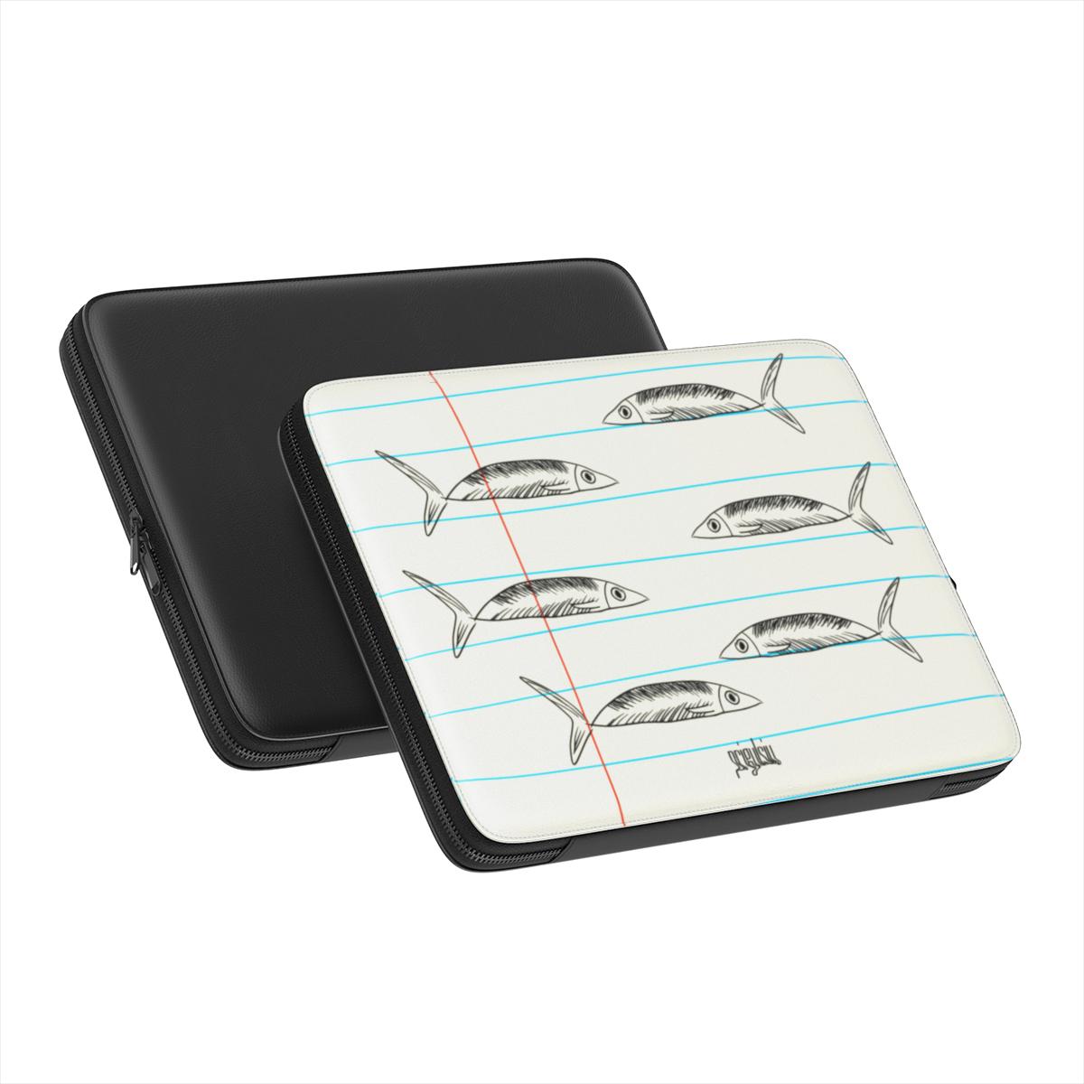 TAKE NOTES, SARDINE - Premium Laptop Sleeve