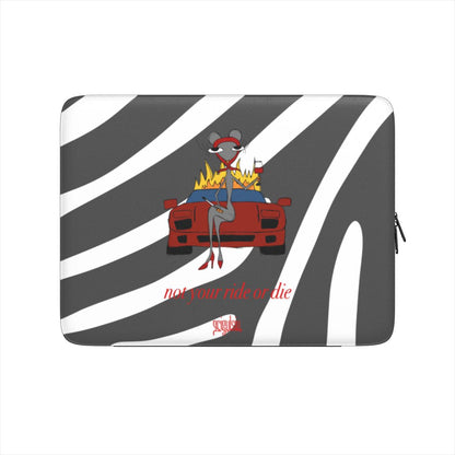 NOT YOUR RIDE OR DIE - Premium Laptop Sleeve