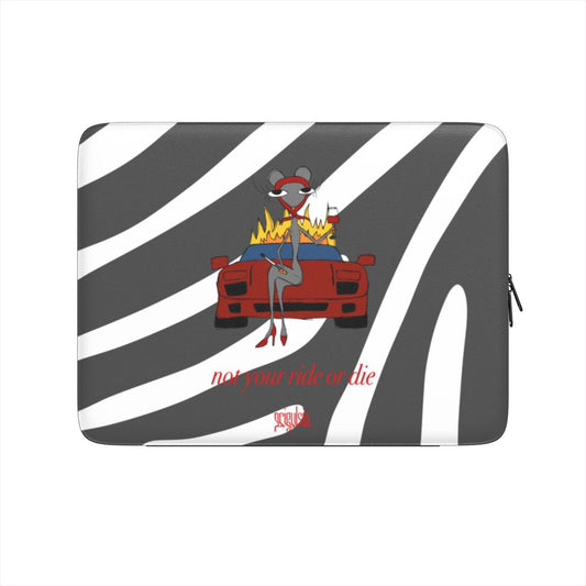 NOT YOUR RIDE OR DIE - Premium Laptop Sleeve