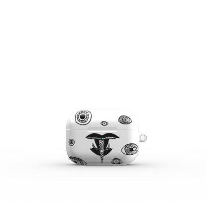 LOST HEADS - Apple AirPods Tough Case black & white