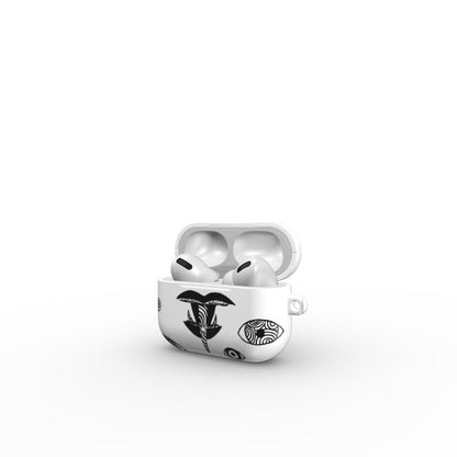LOST HEADS - Apple AirPods Tough Case black & white