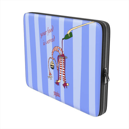 YOUR FOOD IS SERVED - Premium Laptop Sleeve