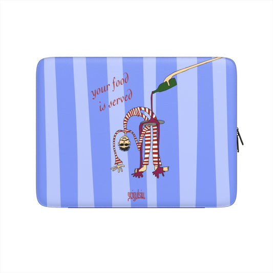 YOUR FOOD IS SERVED - Premium Laptop Sleeve