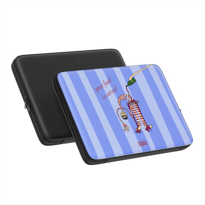 YOUR FOOD IS SERVED - Premium Laptop Sleeve