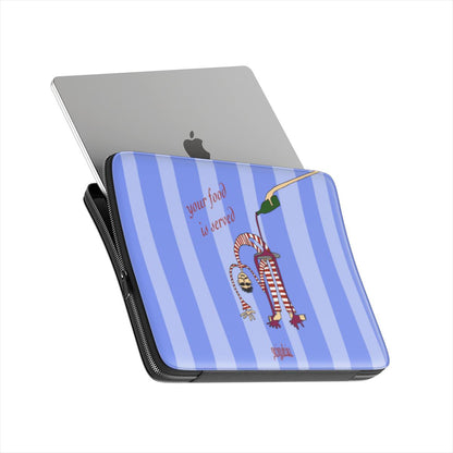 YOUR FOOD IS SERVED - Premium Laptop Sleeve