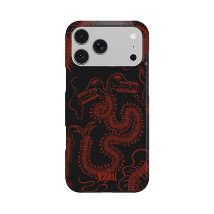 BUG FISH - Snap Phone Case black & red