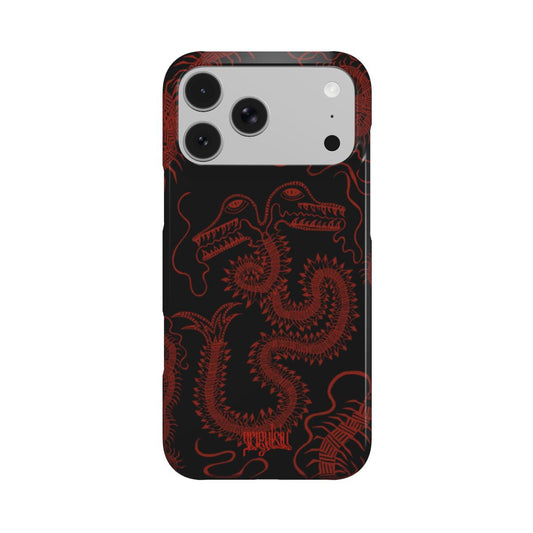 BUG FISH - Snap Phone Case black & red