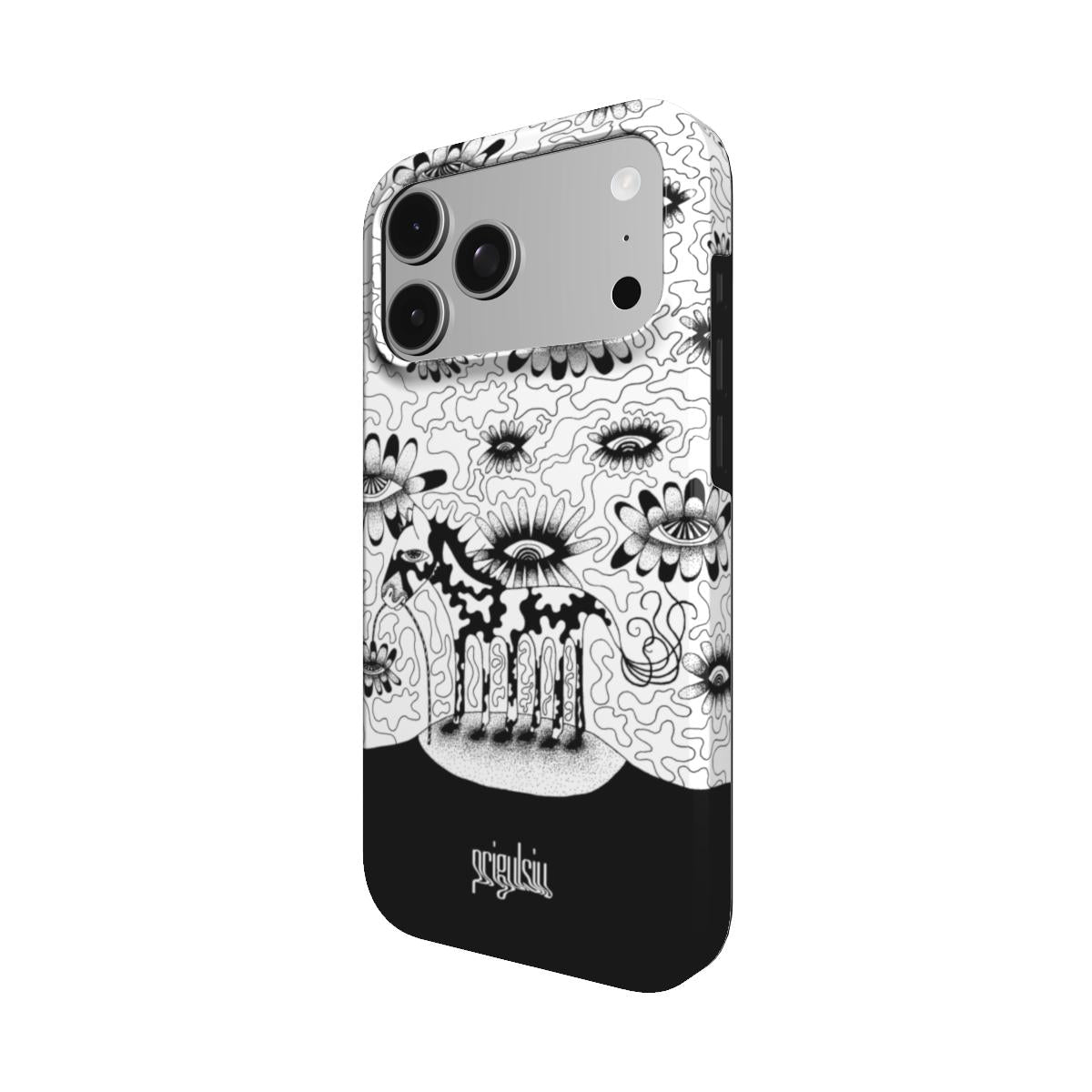 NOT ENOUGH LEGS - Tough Phone Case black & white