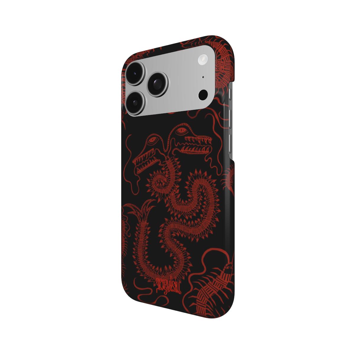 BUG FISH - Snap Phone Case black & red
