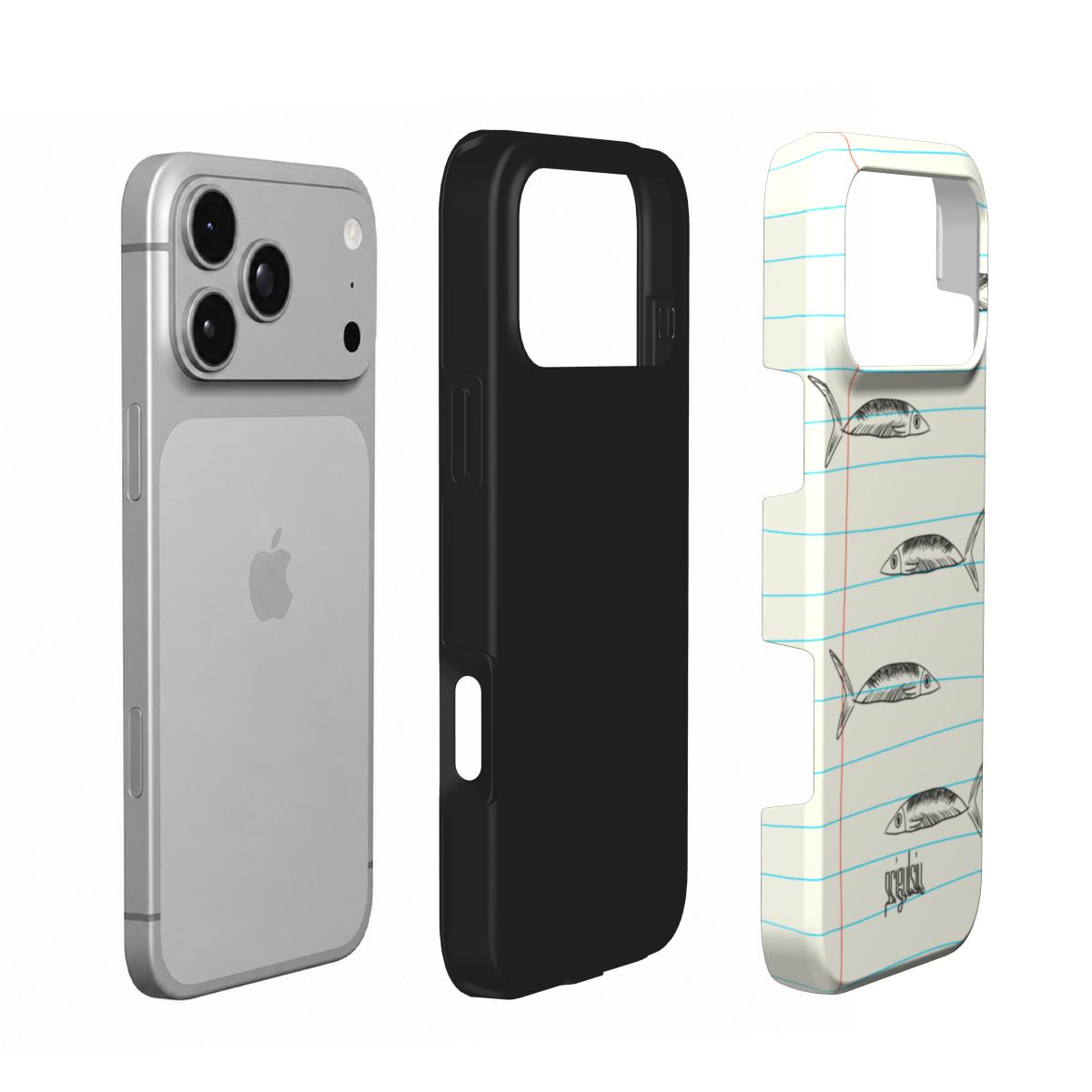 TAKE NOTES, SARDINE - Tough Phone Case