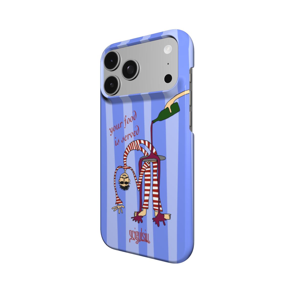 YOUR FOOD IS SERVED - Snap Phone Case