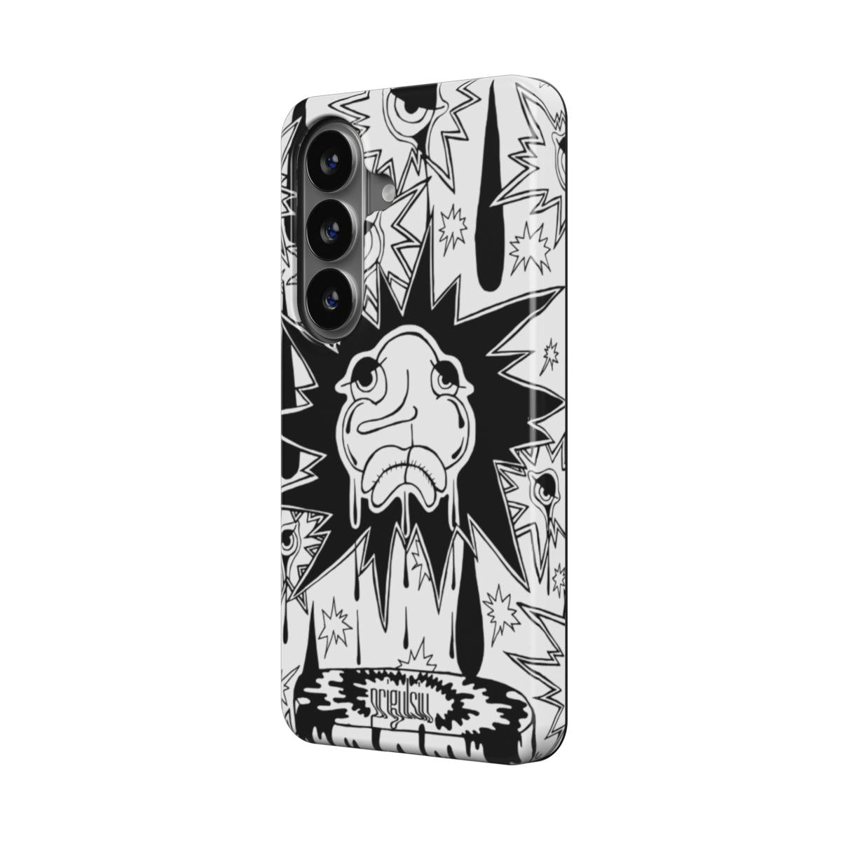 CROCODILE TEARS - Magnetic Tough Phone Case black & white
