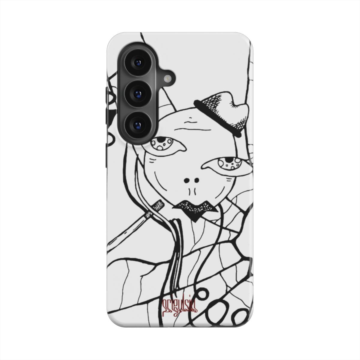 CIGS & CHICKS - Magnetic Tough Phone Case black & white