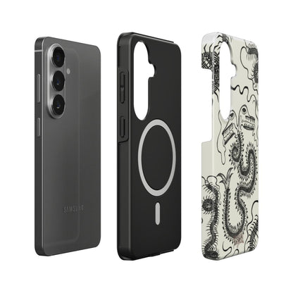 BUG FISH - Magnetic Tough Phone Case black & white black & white