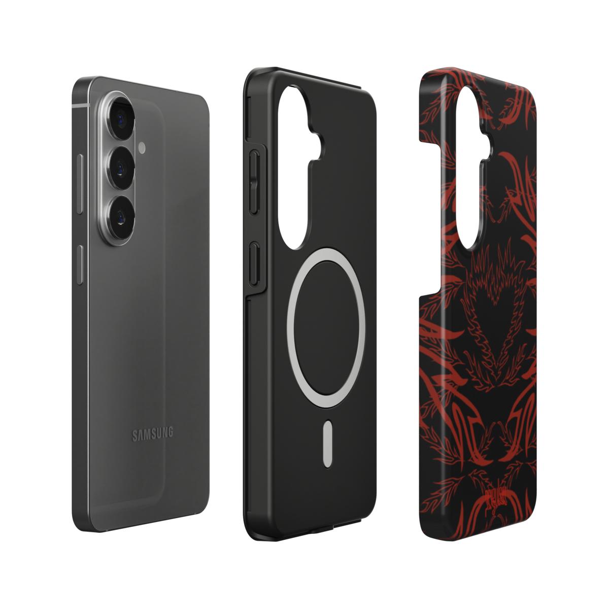 MORE - Magnetic Tough Phone Case black & red