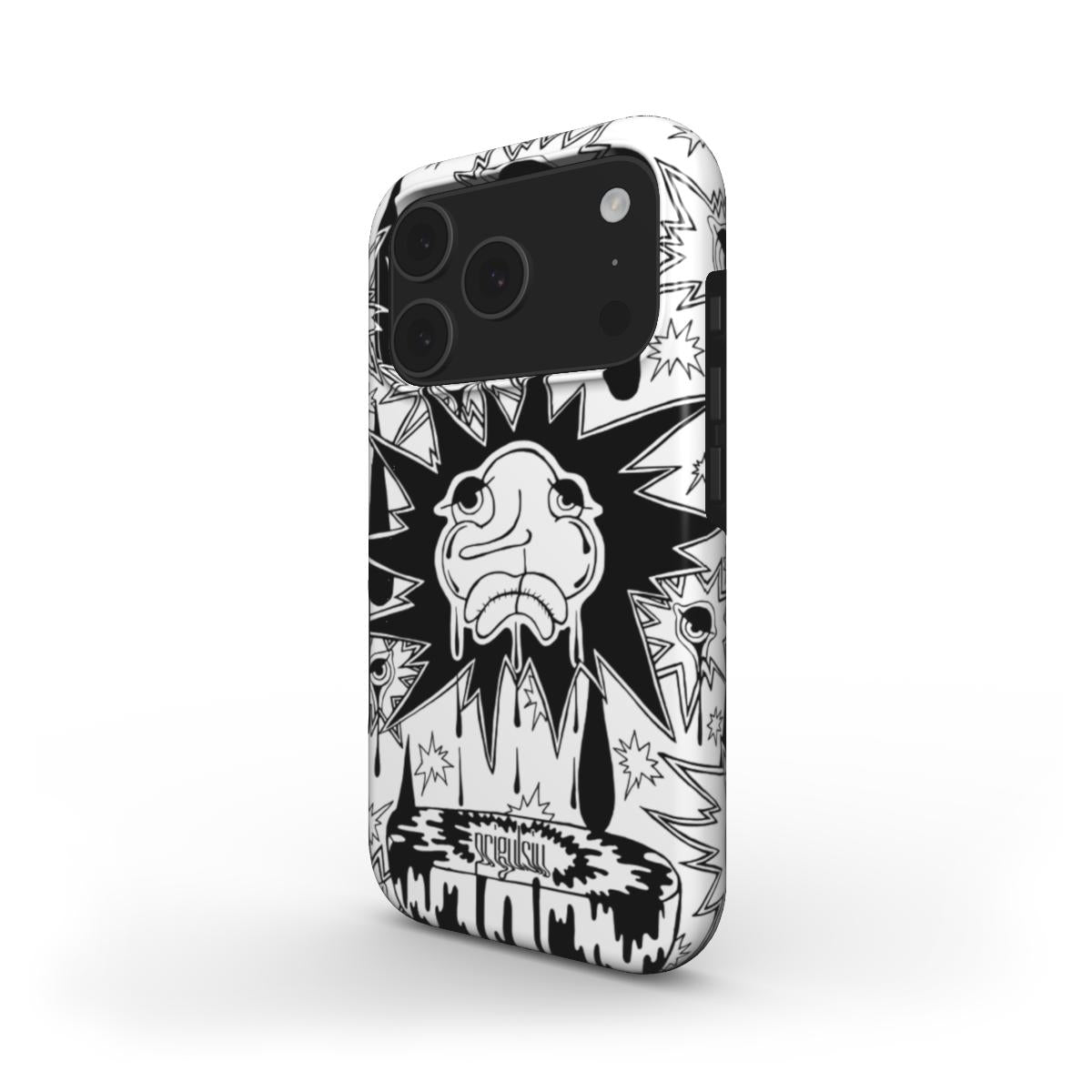 CROCODILE TEARS - MagSafe Tough Phone Case black & white