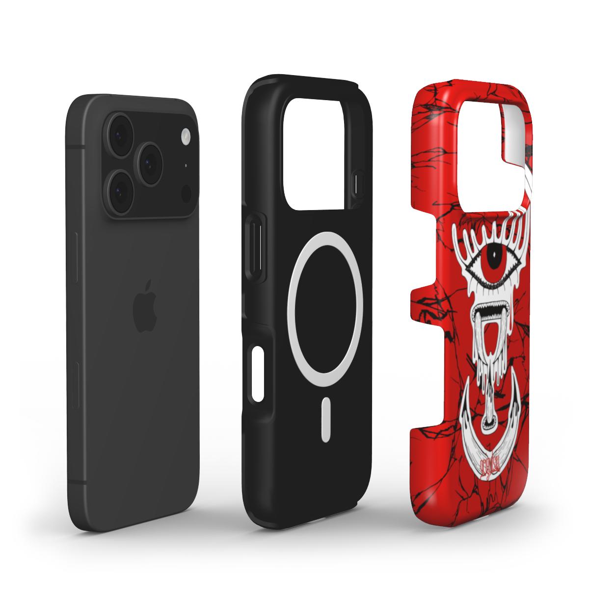 CRYING IN RED - MagSafe Tough Phone Case