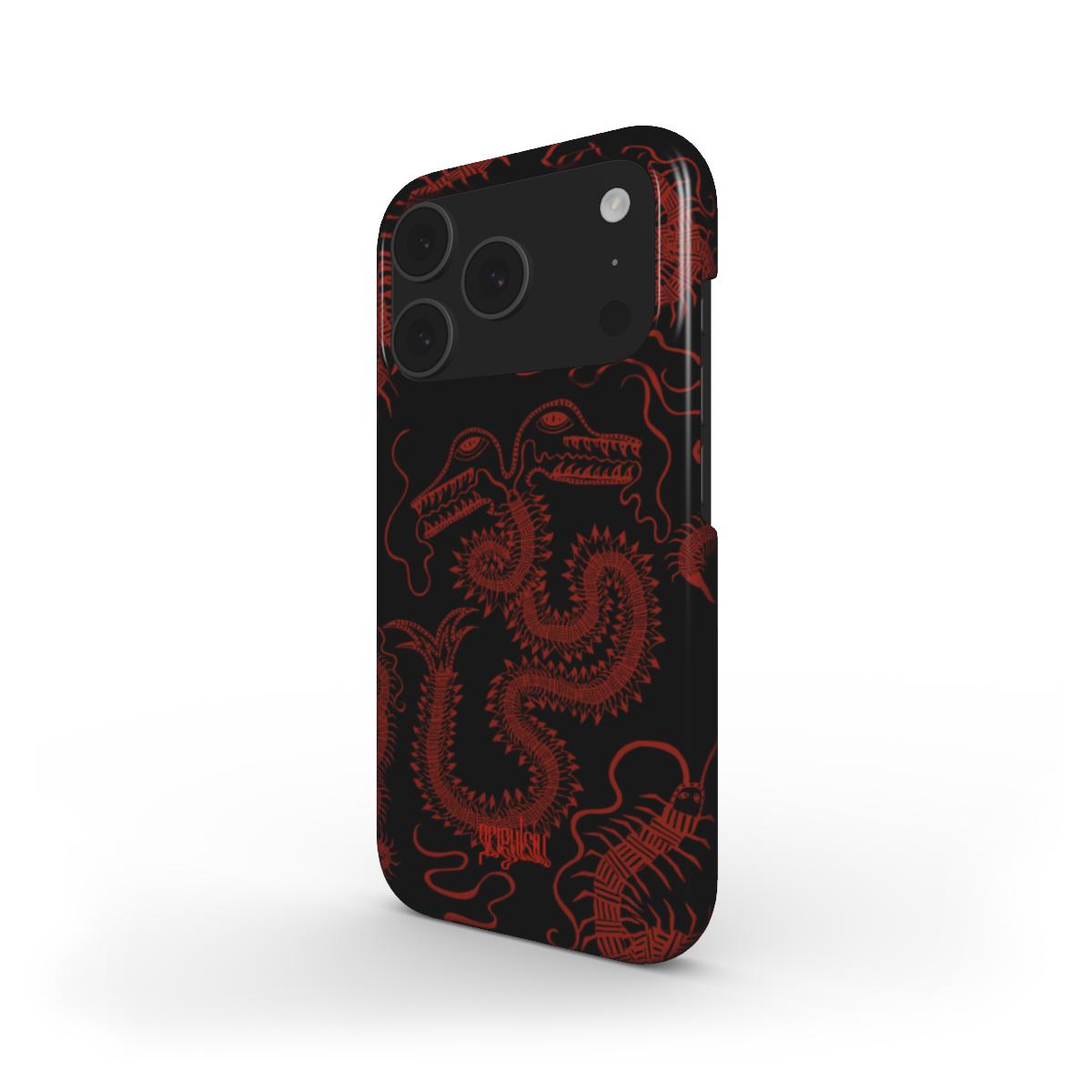 BUG FISH - Snap Phone Case black & red