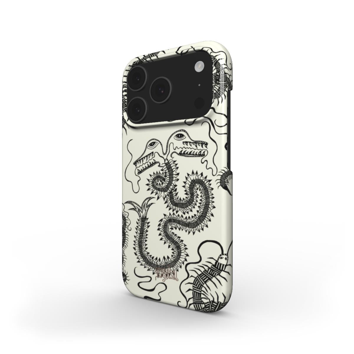 BUG FISH - Snap Phone Case black & white