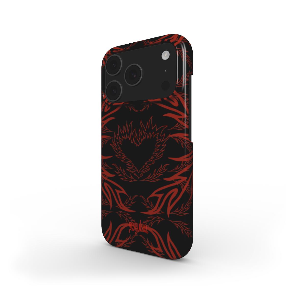 MORE - Snap Phone Case black & red