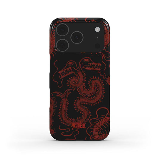 BUG FISH - Snap Phone Case black & red