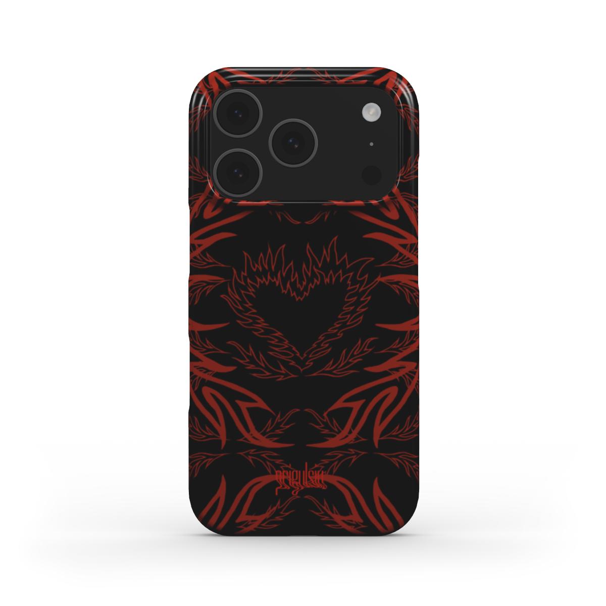 MORE - Snap Phone Case black & red