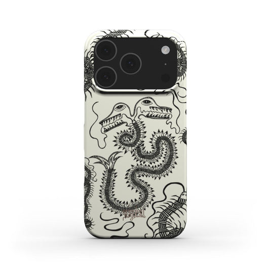 BUG FISH - Snap Phone Case black & white