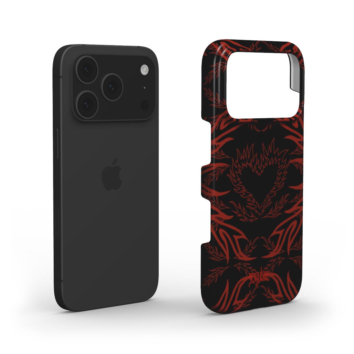 MORE - Snap Phone Case black & red