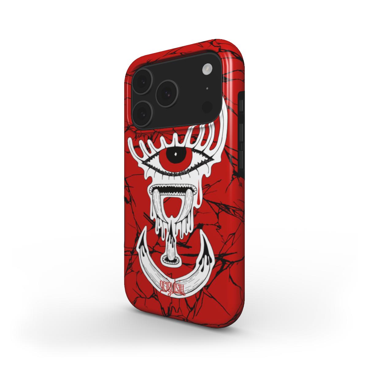 CRYING IN RED - Tough Phone Case