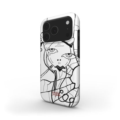 CIGS & CHICKS - Tough Phone Case black & white