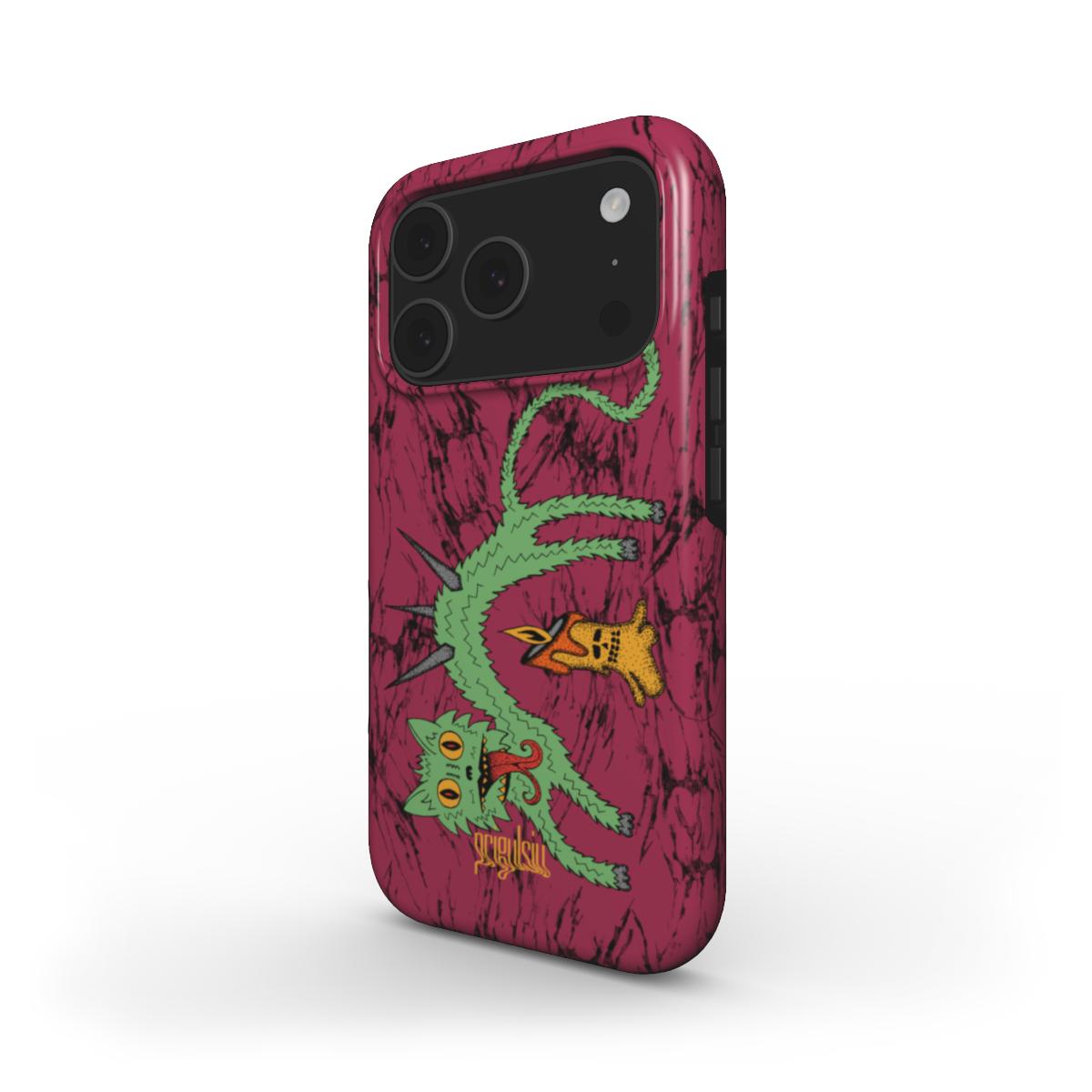 PURR-ANOID - Tough Phone Case