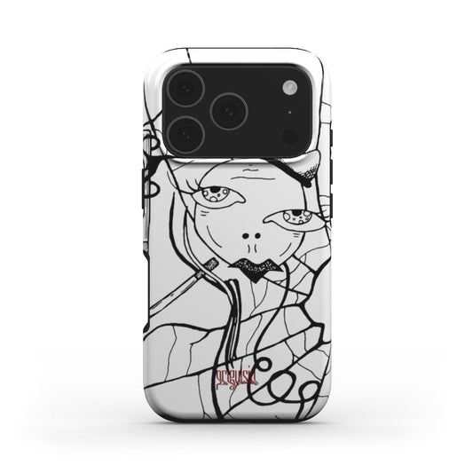 CIGS & CHICKS - Tough Phone Case black & white