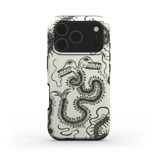 BUG FISH - Tough Phone Case black & white