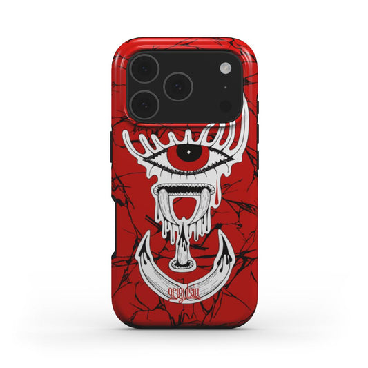 CRYING IN RED - Tough Phone Case