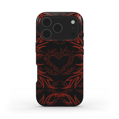 MORE - Tough Phone Case black & red
