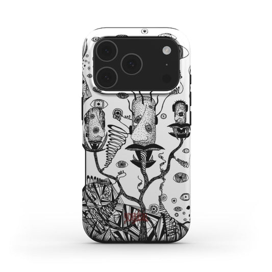 LOST HEADS - Tough Phone Case black & white