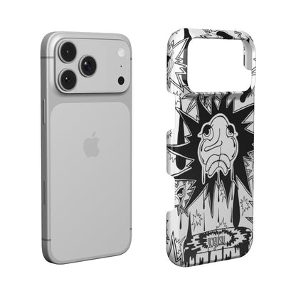 CROCODILE TEARS - Snap Phone Case black & white